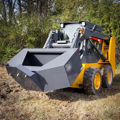 ua skid steer concrete mixer bucket|UA Made in the USA Skid Steer 3/4 Yard Cement & Concrete .